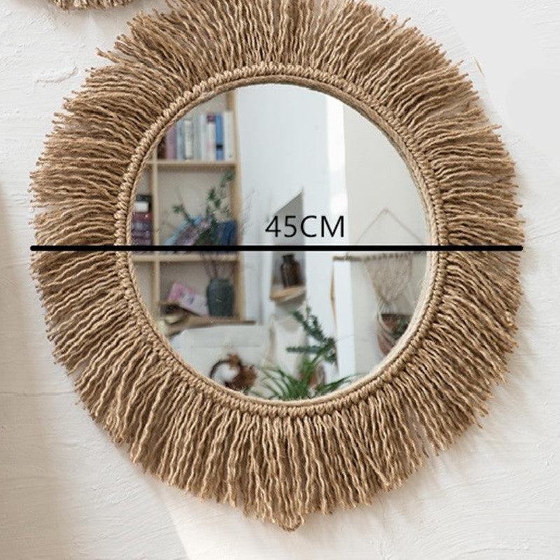 Miroir Mural Boho en Corde 6