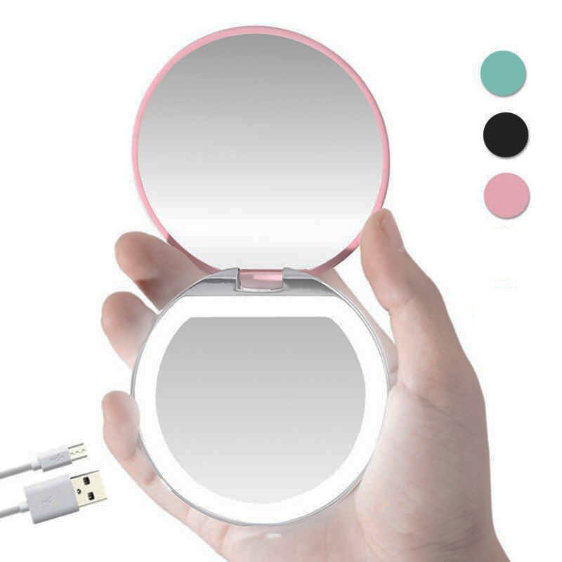 Miroir Portable LED Pratique Avec Éclairage Intégré 1