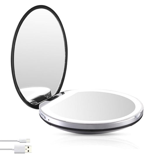 Miroir Portable LED Pratique Avec Éclairage Intégré 10