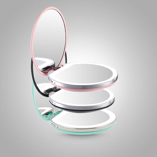 Miroir Portable LED Pratique Avec Éclairage Intégré 5