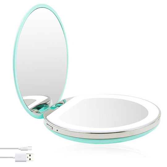 Miroir Portable LED Pratique Avec Éclairage Intégré 9