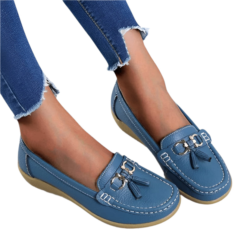 Mocassins Décontractés en Cuir pour Femmes 0