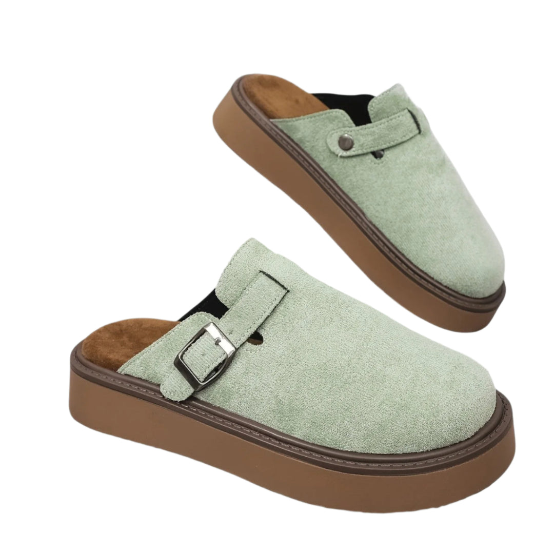 Mocassins Femmes Rétro Cuir PU Semelle Caoutchouc 0