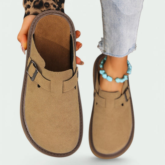 Mocassins Femmes Rétro Cuir PU Semelle Caoutchouc 6