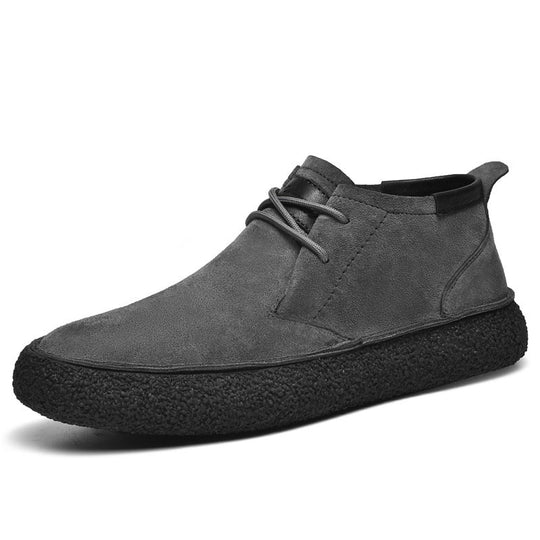 Mocassins Mi-Hauts pour Hommes avec Semelle Texturée et Détail à Lacets 6