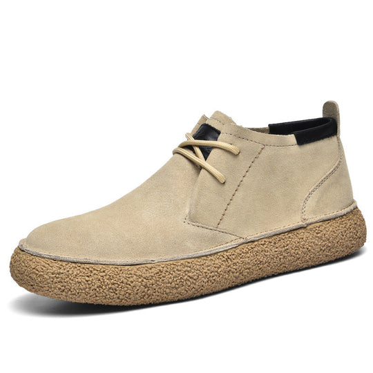 Mocassins Mi-Hauts pour Hommes avec Semelle Texturée et Détail à Lacets 7
