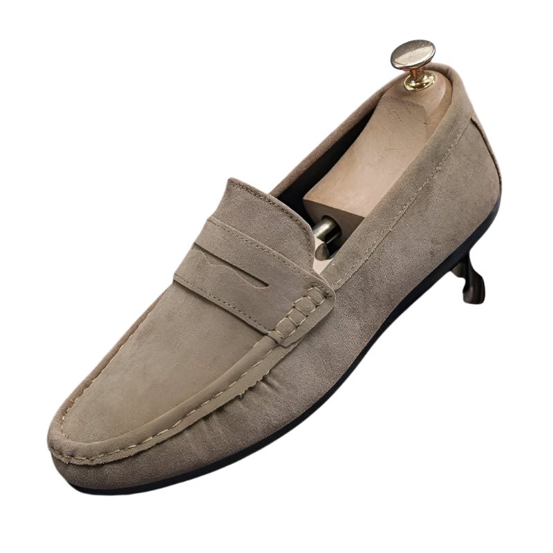 Mocassins Pour Hommes En Daim Antidérapants Design Intemporel 0