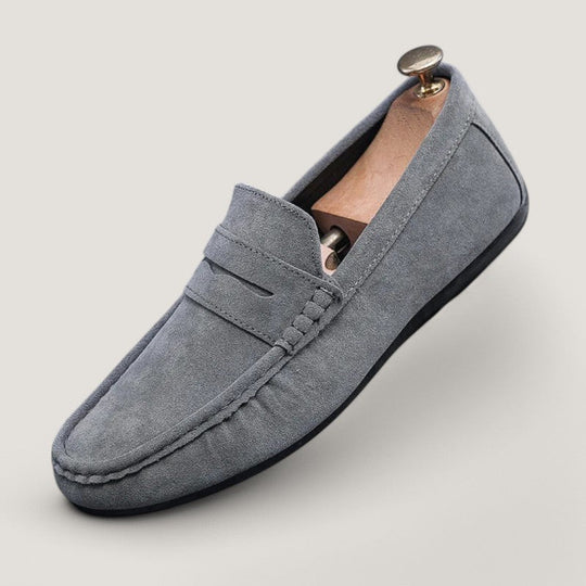 Mocassins Pour Hommes En Daim Antidérapants Design Intemporel 1