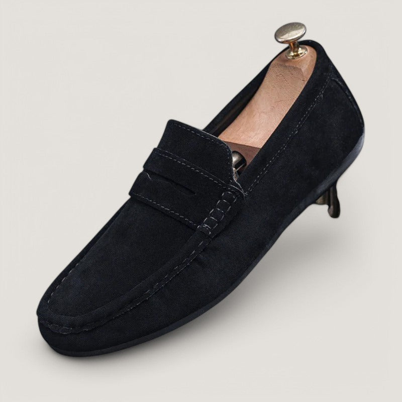 Mocassins Pour Hommes En Daim Antidérapants Design Intemporel 6
