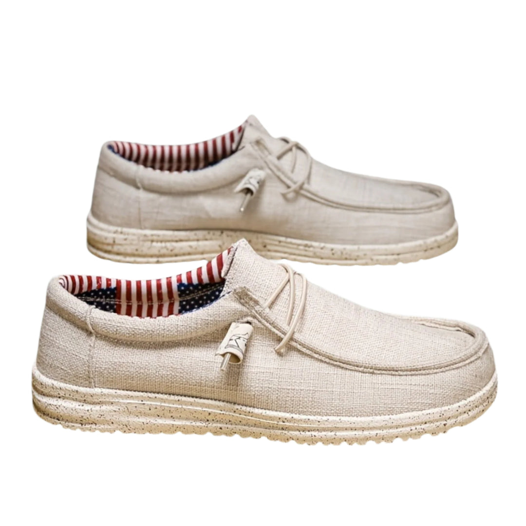 Mocassins Sportifs Décontractés pour Hommes en Tissu Confortable 0
