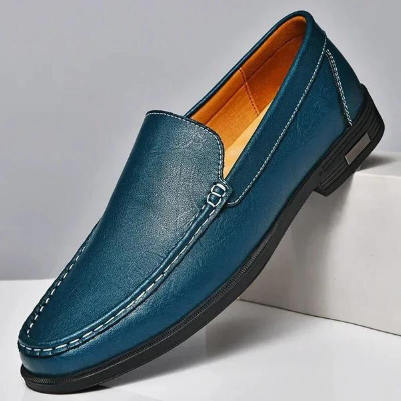 Mocassins pour hommes en cuir italien classique 0