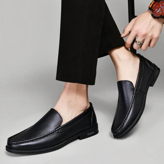 Mocassins pour hommes en cuir italien classique 8