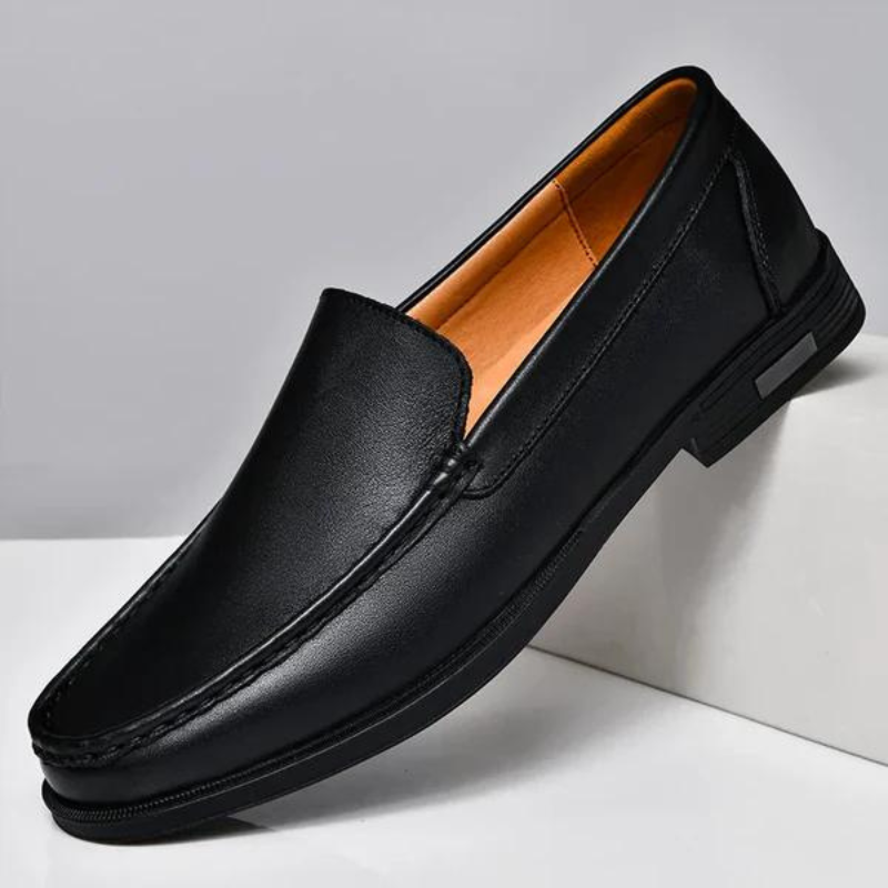 Mocassins pour hommes en cuir italien classique 9