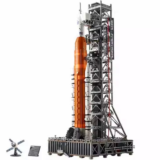 Maquette du système de lancement spatial Artemis de la NASA