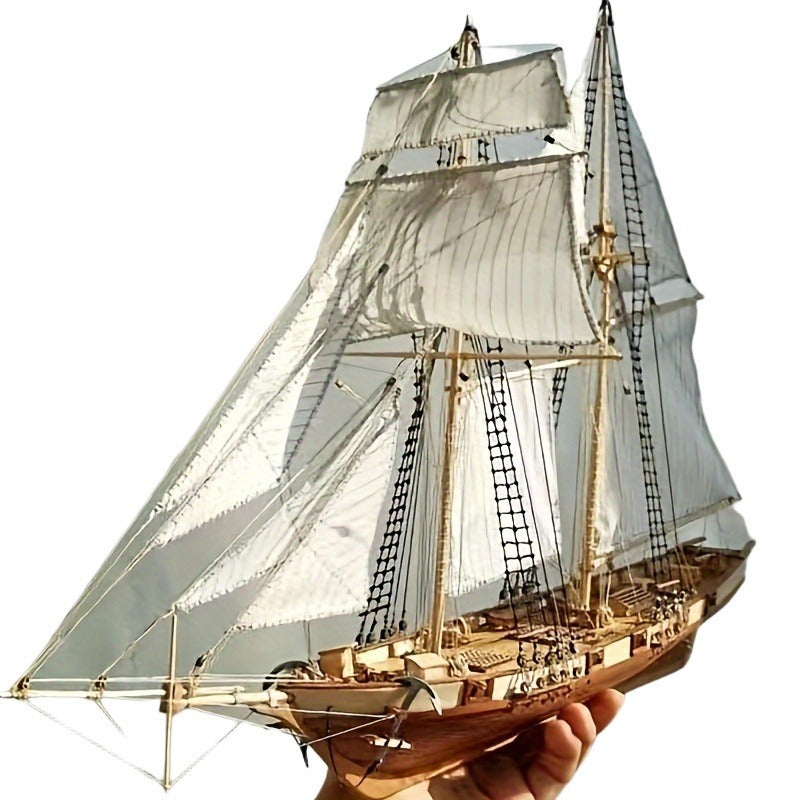 Modèle de Bateau à Voile Puzzle 3D Détailé 0