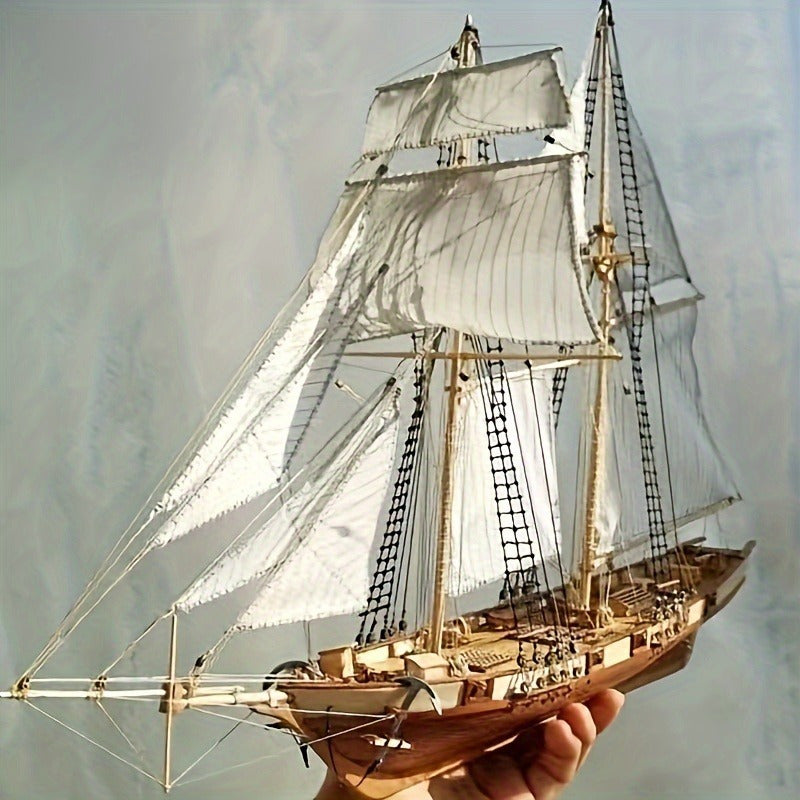 Modèle de Bateau à Voile Puzzle 3D Détailé 1