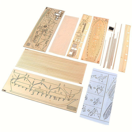 Modèle de Bateau à Voile Puzzle 3D Détailé 6