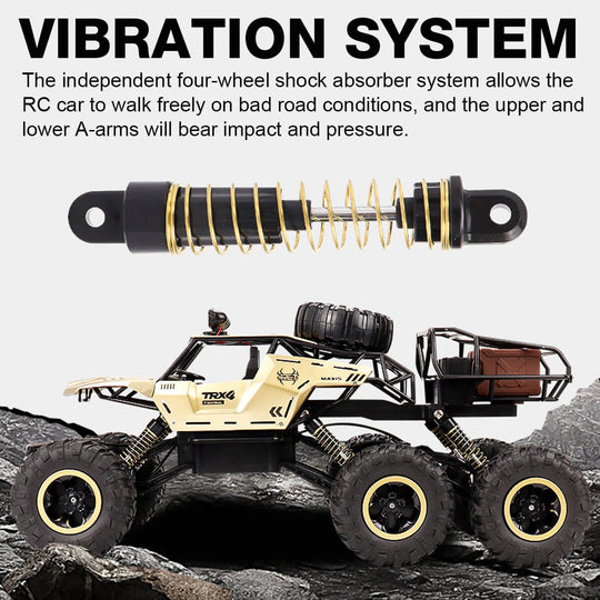 Monster Truck RC 6 Roues Motrices Tout Terrain 4
