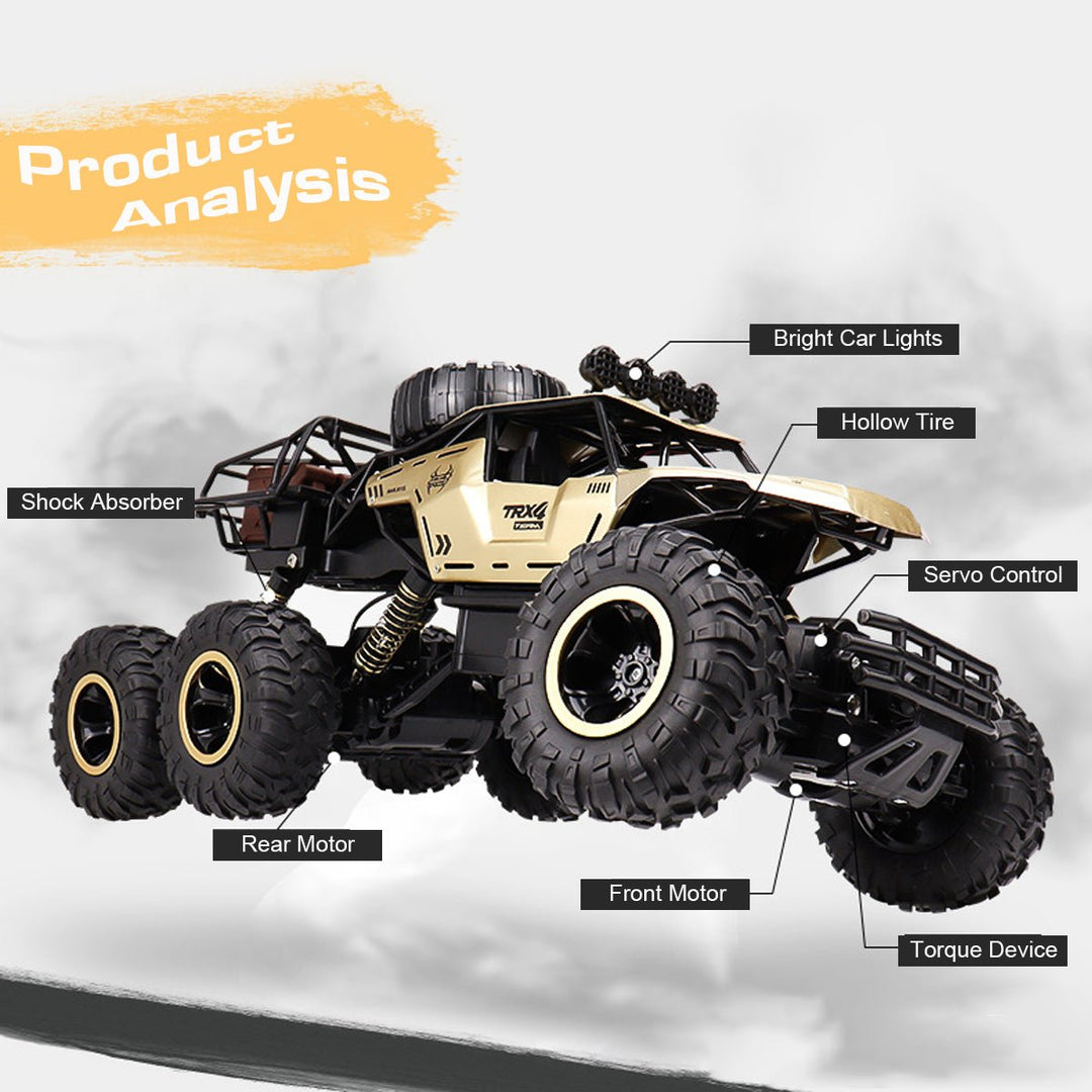 Monster Truck RC 6 Roues Motrices Tout Terrain 5