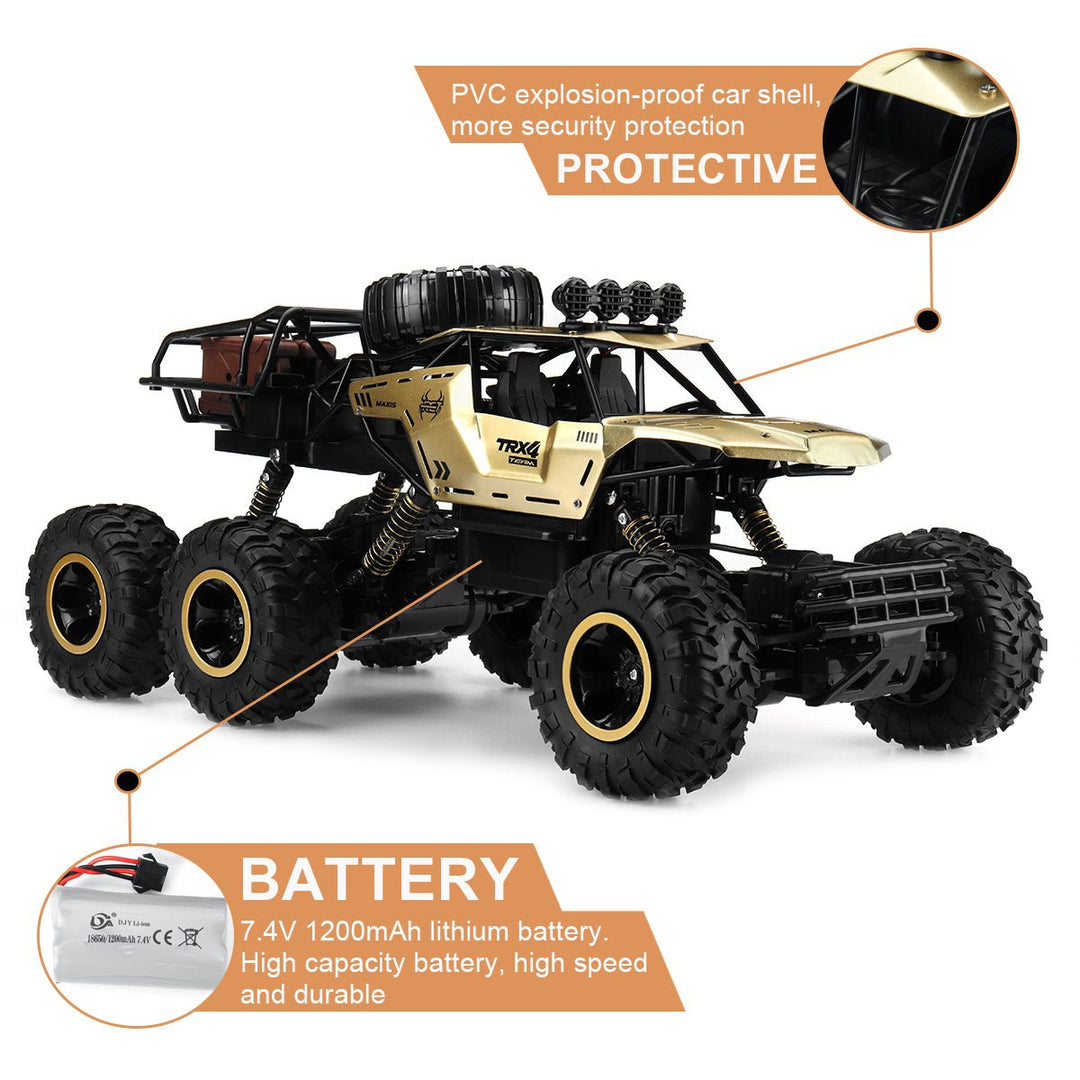 Monster Truck RC 6 Roues Motrices Tout Terrain 6