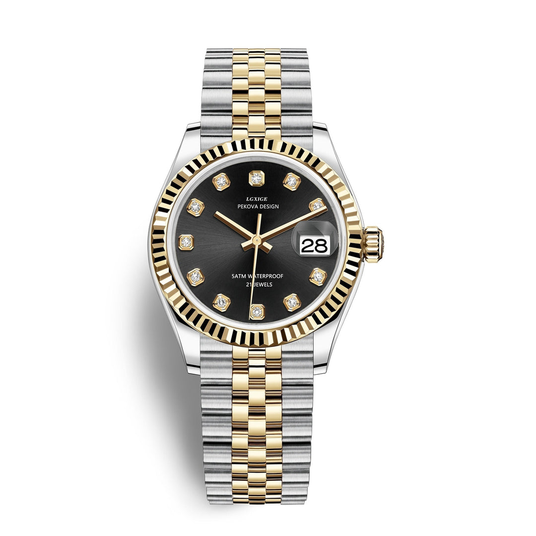 Montre-bracelet Femme Acier Inoxydable Classique 10