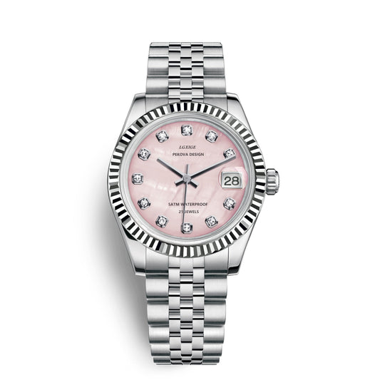 Montre-bracelet Femme Acier Inoxydable Classique 5