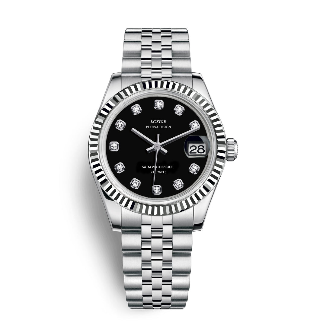 Montre-bracelet Femme Acier Inoxydable Classique 8