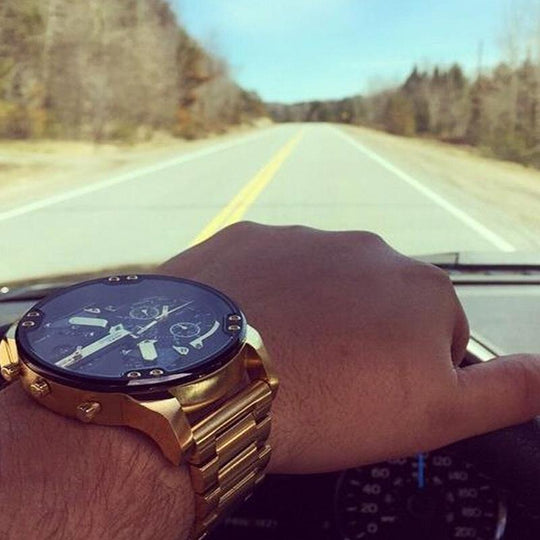 Montre Chronographe Femme Homme Design Élégant 3