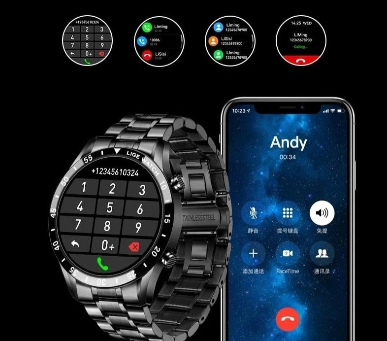 Montre Connectée Homme 4G Multifonctionnelle 2