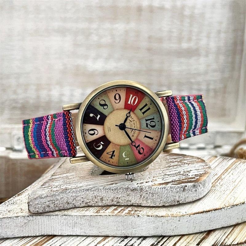 Montre Femme Design Tressé Élégant 5