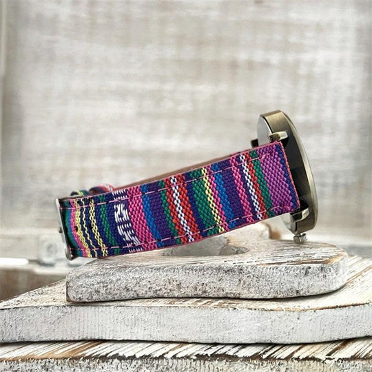 Montre Femme Design Unique Multicolore Tressée 3