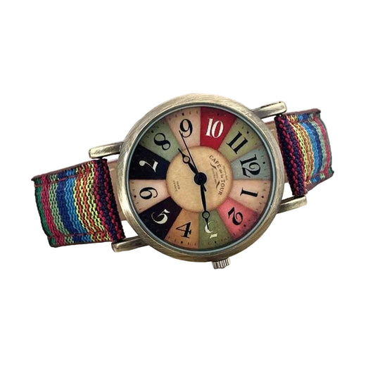 Montre Femme Design Unique avec Bracelet Tressé 0