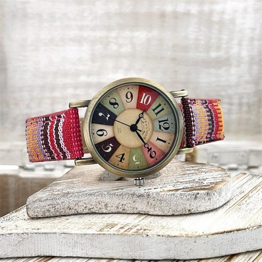 Montre Femme Design Unique avec Bracelet Tressé 4