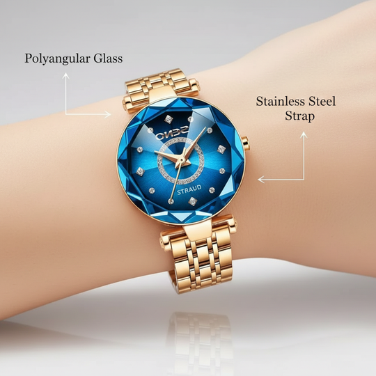 Montre Femme Étoilée en Acier Inoxydable 1