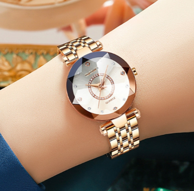 Montre Femme Étoilée en Acier Inoxydable 2