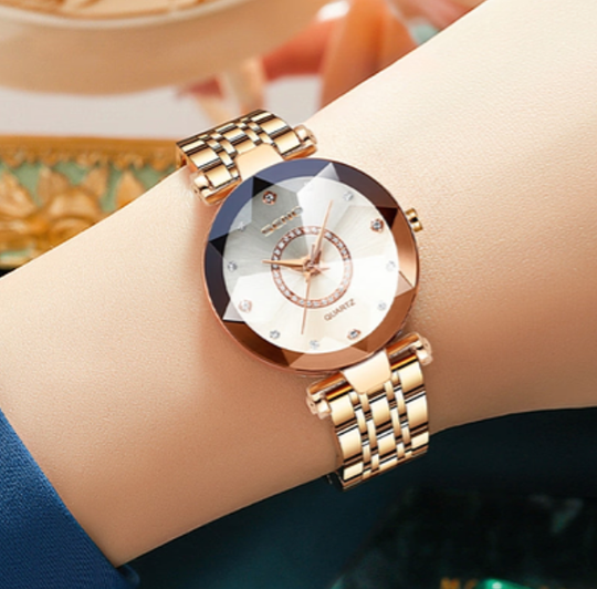 Montre Femme Étoilée en Acier Inoxydable 2
