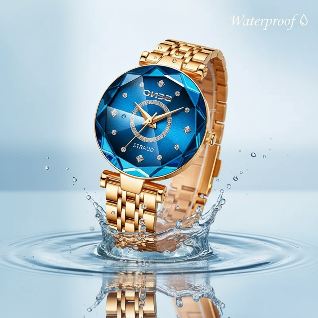 Montre Femme Étoilée en Acier Inoxydable 4