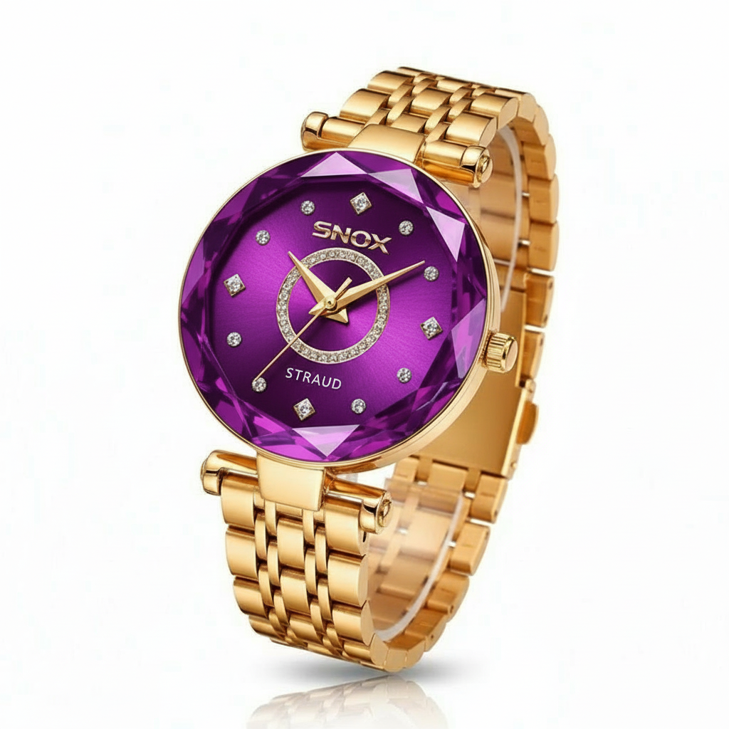 Montre Femme Étoilée en Acier Inoxydable 5
