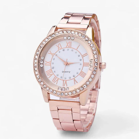 Montre Femme Luxe avec Cadran en Diamant et Bracelet Durable 2