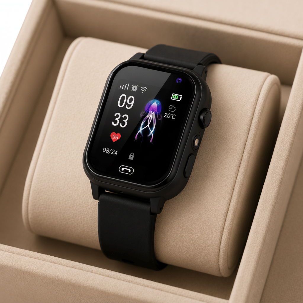 Montre GPS pour Enfants avec Appels Vidéo et Suivi d'Activités 0