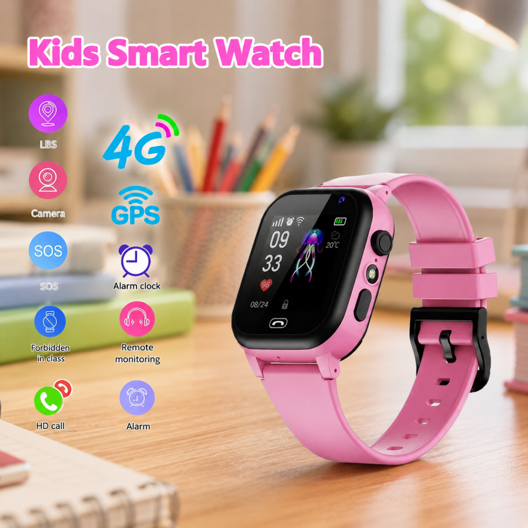 Montre GPS pour Enfants avec Appels Vidéo et Suivi d'Activités 3