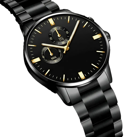 Montre Homme Luxe Design Élégant avec Fonction Calendrier 0