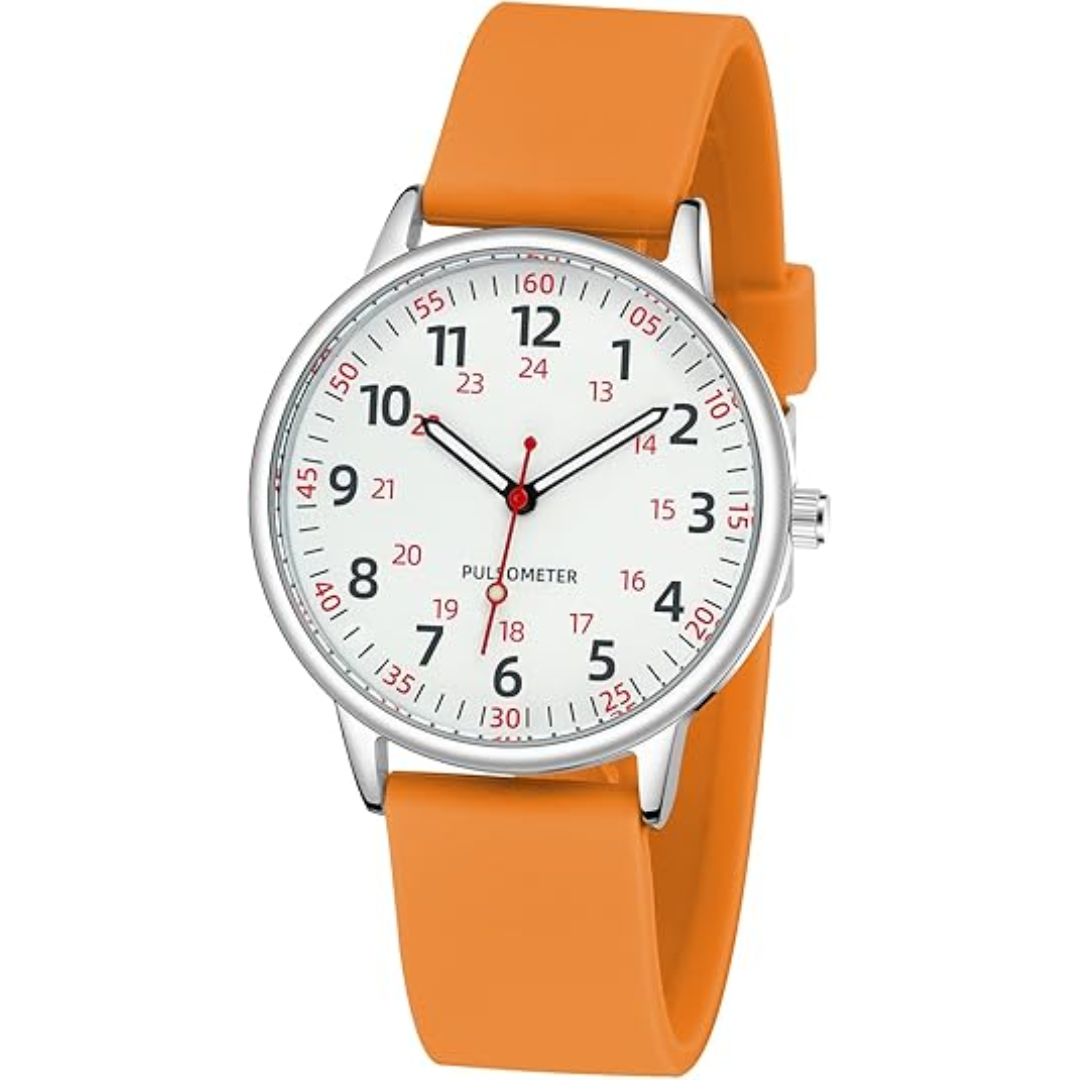 Montre Infirmière Analogique Étanche pour Femmes 9