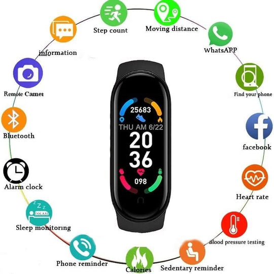 Montre Intelligente Bluetooth Moderne pour Femme et Homme 5