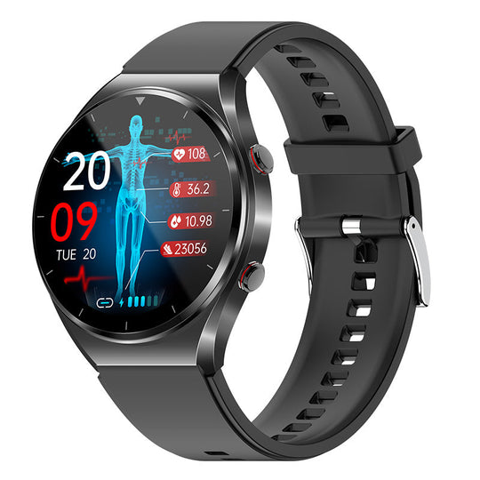 Montre Intelligente Connectée pour Hommes et Femmes avec Suivi de Santé et ECG 0