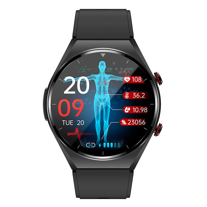 Montre Intelligente Connectée pour Hommes et Femmes avec Suivi de Santé et ECG 1
