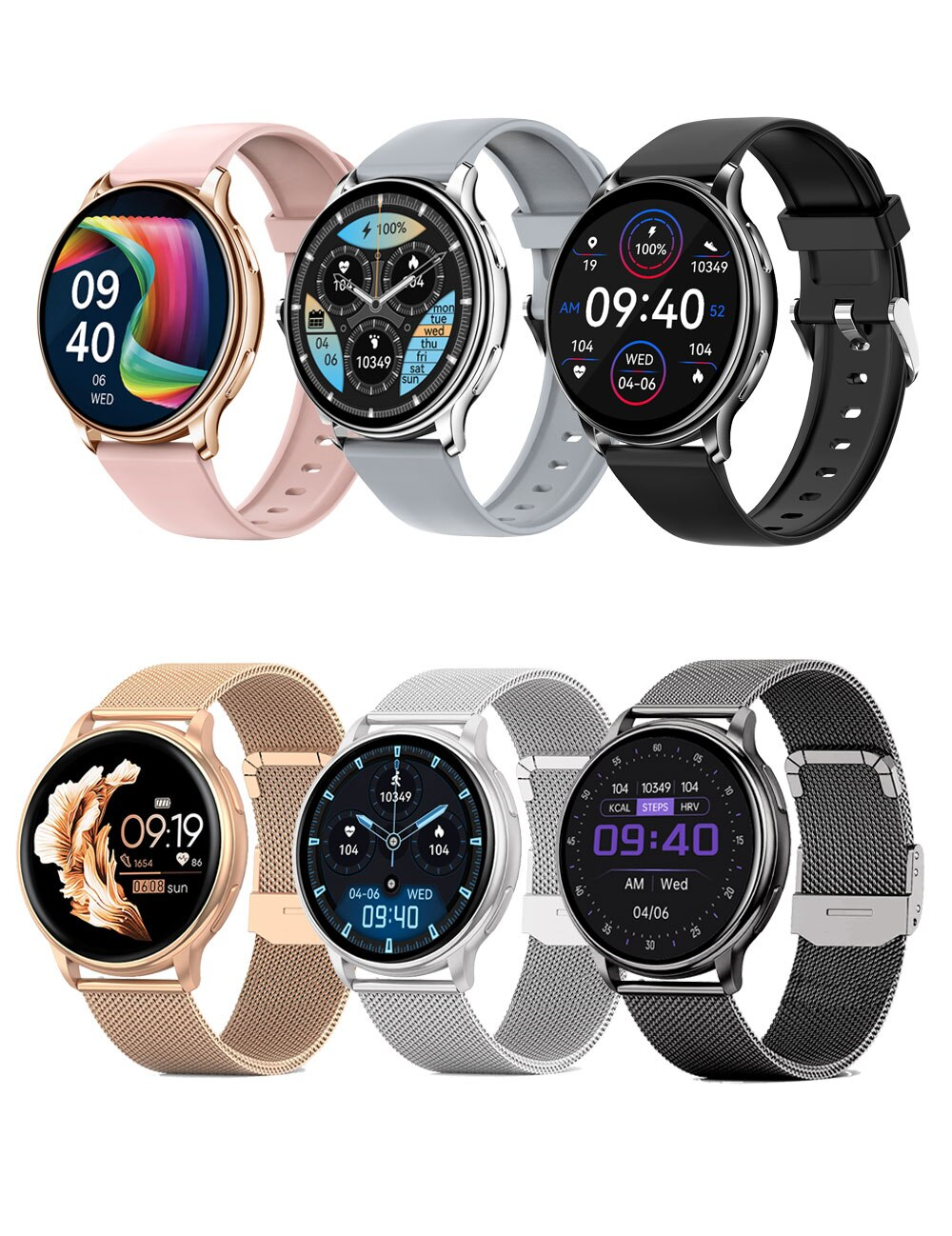 Montre Intelligente avec Suivi de Santé Avancé 2