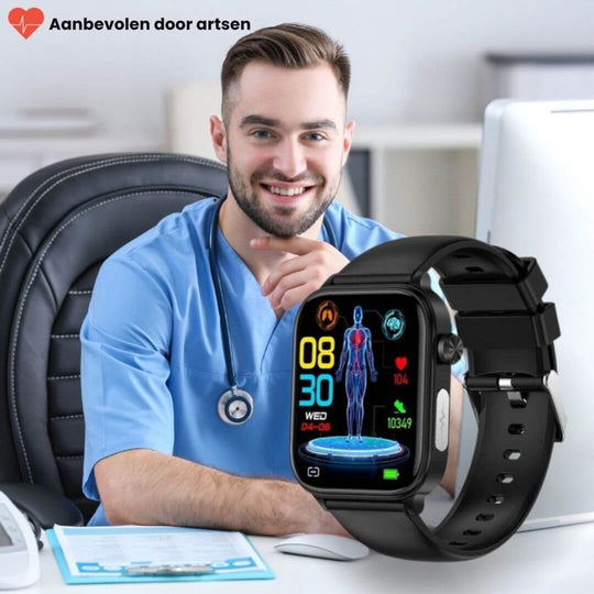 Montre Intelligente pour Seniors avec Fonctionnalités de Sécurité et Suivi de Santé 8