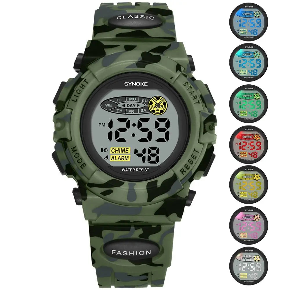 Montre Numérique Enfant Colorée 3