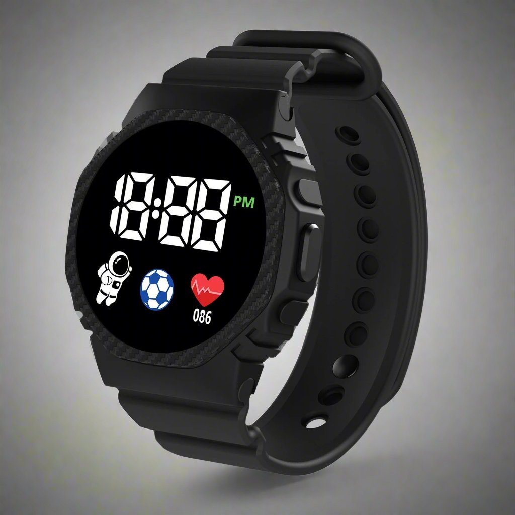 Montre Sportive Enfant Aventure Avec Écran LED Lumineux 5